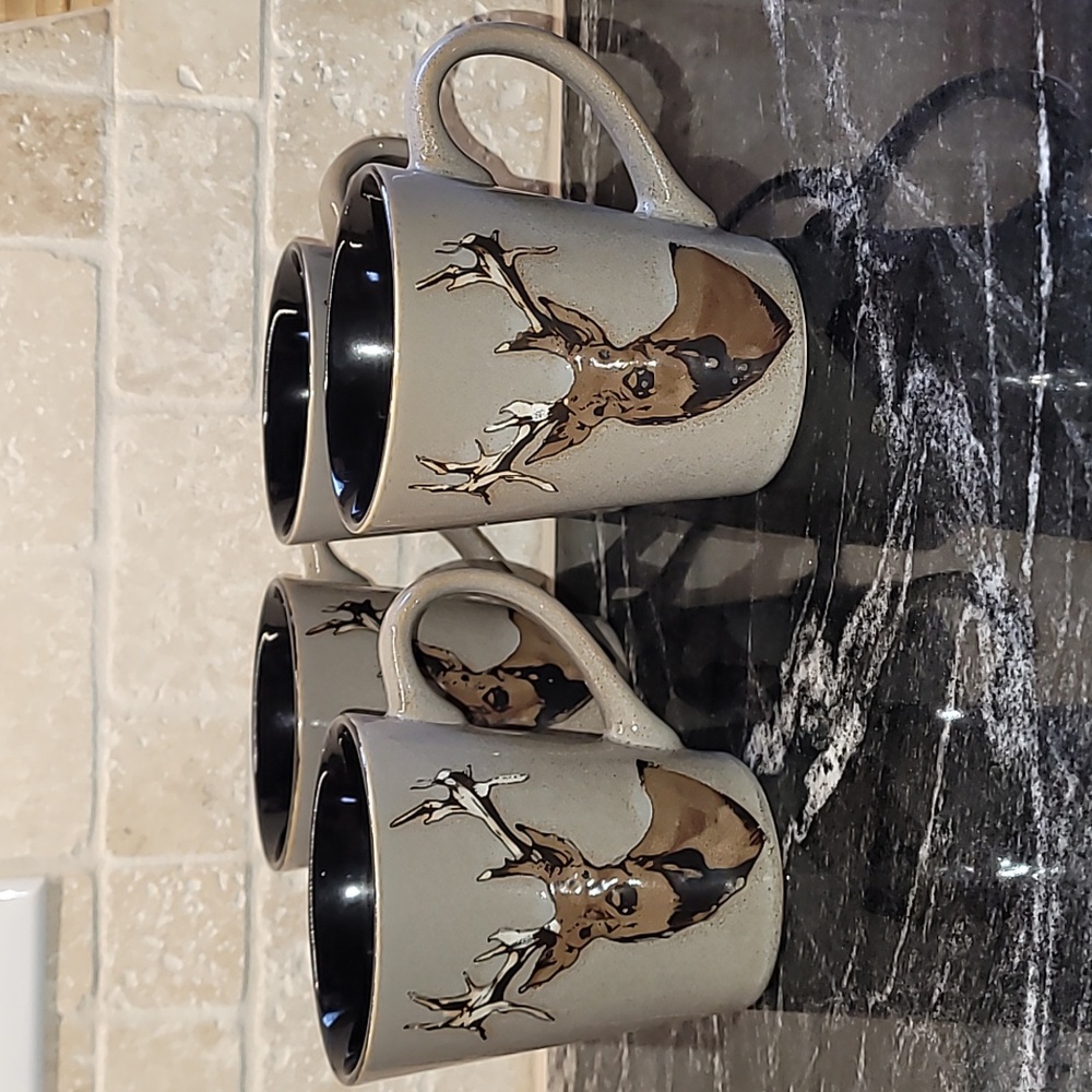 Pfaltzgraff Wildlife Deer Mugs